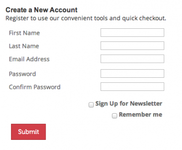 Create New Account