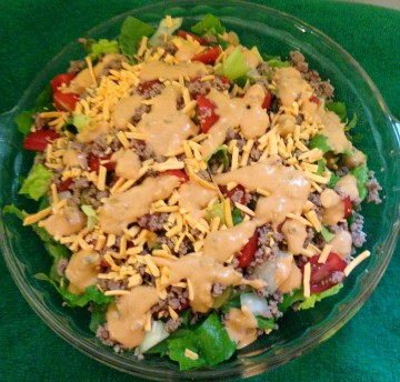 Big Mac Salad w/Dressing